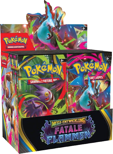 Pokemon Mega Entwicklung Fatale Flammen Booster Display Deutsch