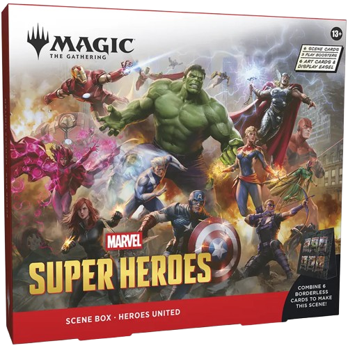 Magic the Gathering: Marvel Super Heroes Scene Box Heroes United Englisch