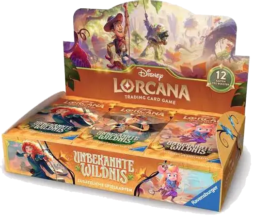 Disney Lorcana: Unbekannte Wildnis Booster Display Deutsch