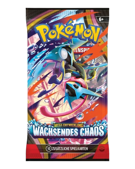 Pokémon TCG Mega-Entwicklung – Wachsendes Chaos – Booster (Deutsch)