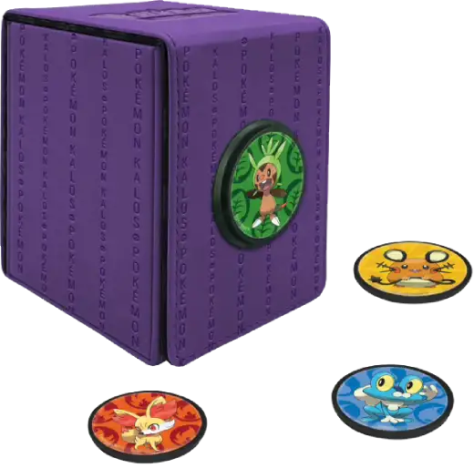 Pokémon Ultra Pro Alcove Click Deck Box – Offizielles Kalos-Design