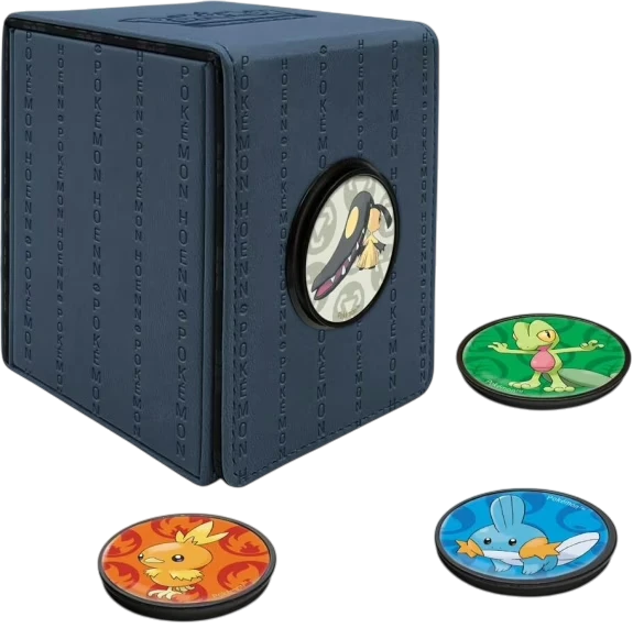 Pokémon Ultra Pro Alcove Click Deck Box – Offizielles Hoenn-Design