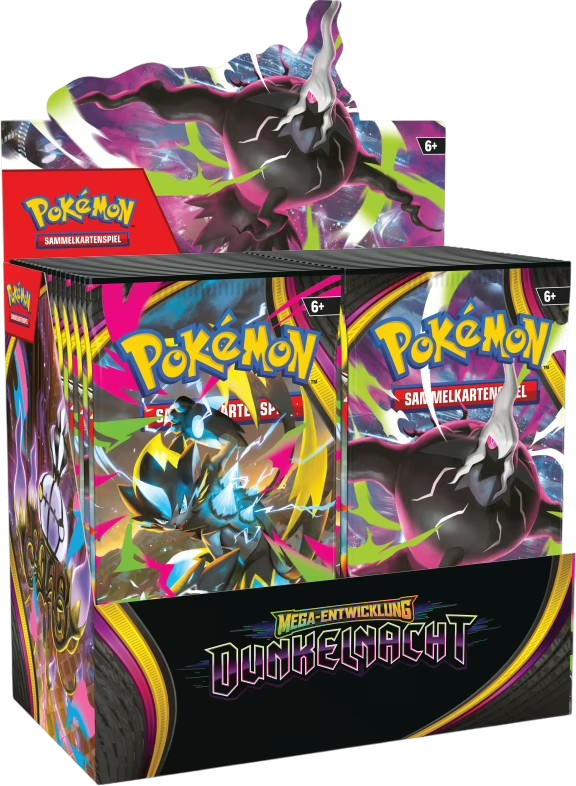 Pokemon Mega Entwicklung Dunkelnacht Booster Display Deutsch
