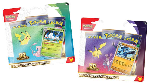 Pokemon 30 Jahre Tech-Sticker-Kollektion