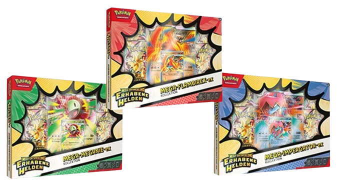 Pokemon Mega Entwicklung Erhabene Helden Kollektion Deutsch