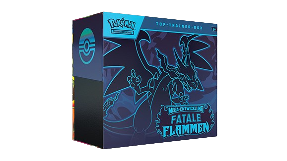 Pokemon Mega Entwicklung Fatale Flammen Top Trainer Box Deutsch