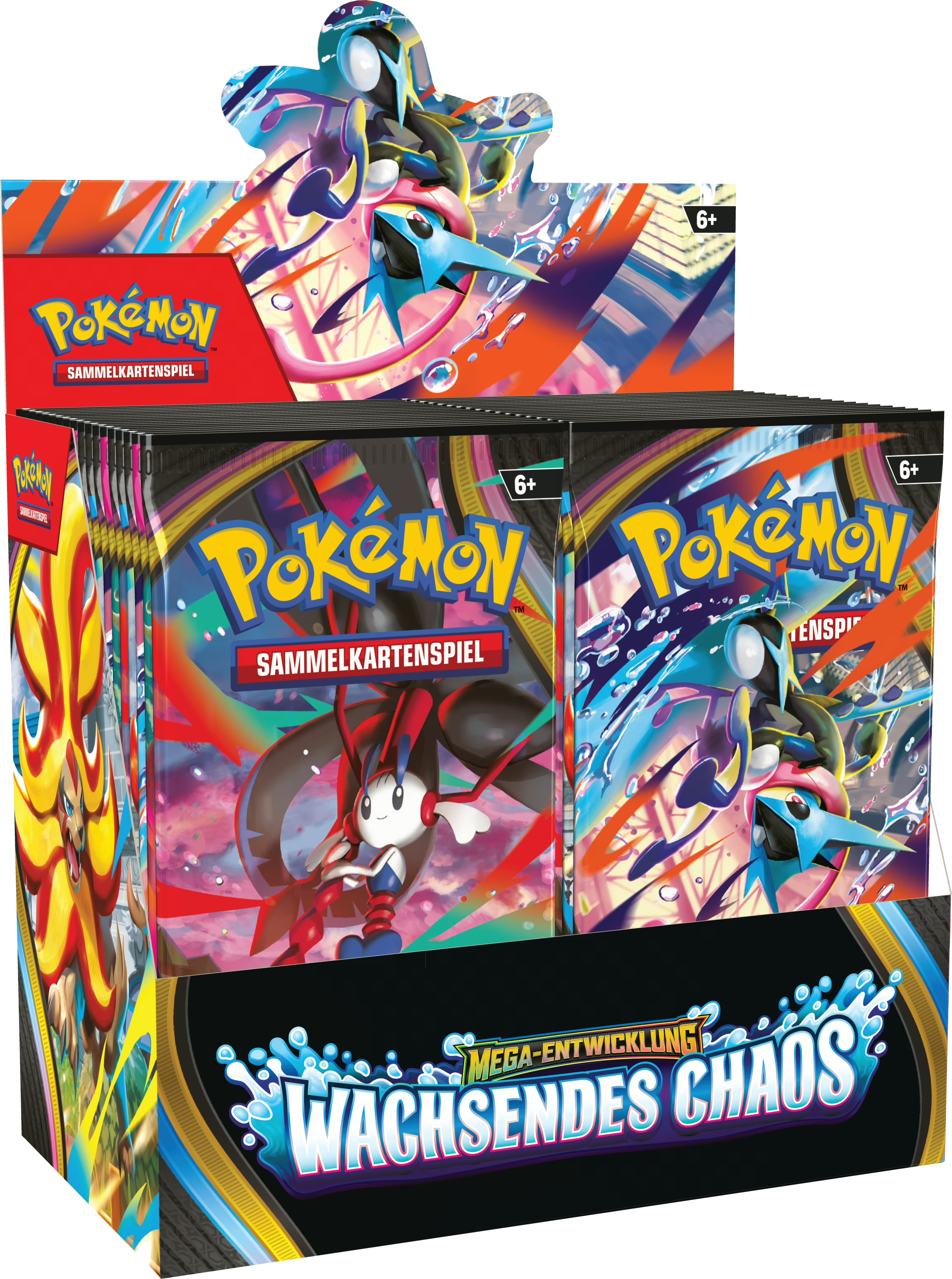 Pokemon Mega Entwicklung Erhabene Helden Wachsendes Chaos Booster Display Deutsch