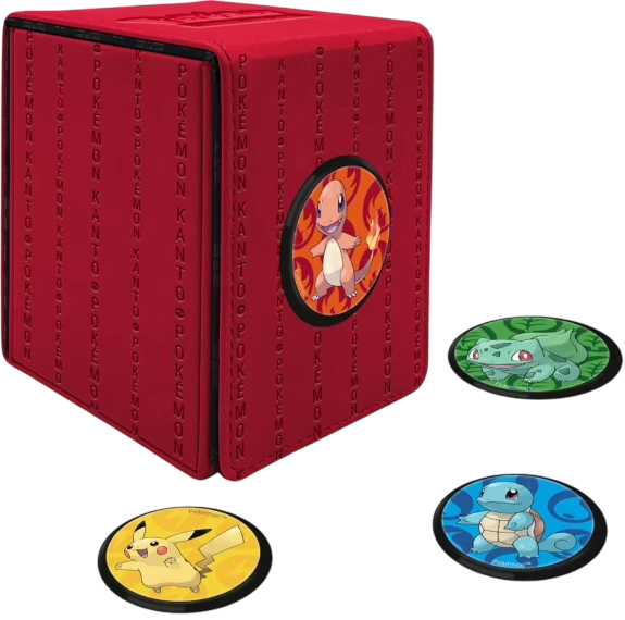 Pokémon Ultra Pro Alcove Click Deck Box – Offizielles Kanto-Design