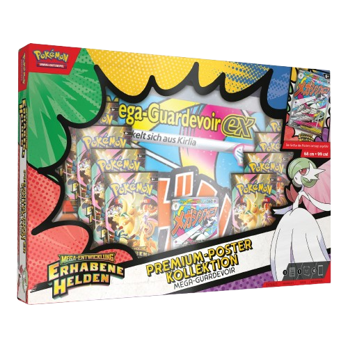 Pokemon Mega Entwicklung Erhabene Helden Premium-Poster-Kollektion Deutsch
