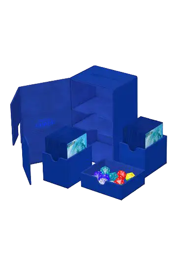Ultimate Guard Twin Flip'n'Tray 160+ Xenoskin Blau