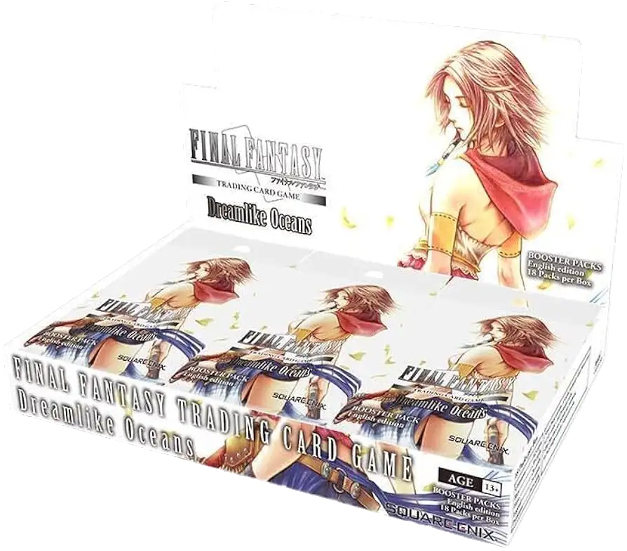 Final Fantasy TCG Dreamlike Oceans Booster Display