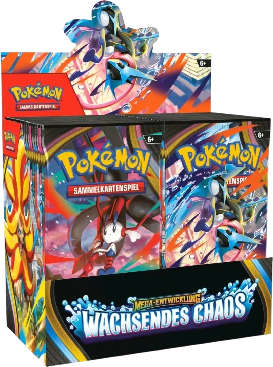 Pokemon Mega Entwicklung Wachsendes Chaos Booster Display Deutsch