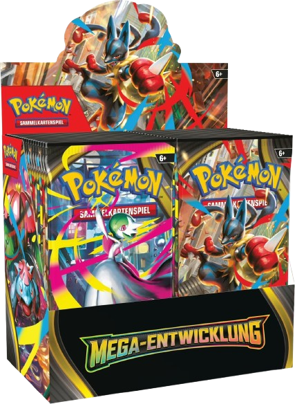 Pokemon Mega-Entwicklung Booster Display Deutsch