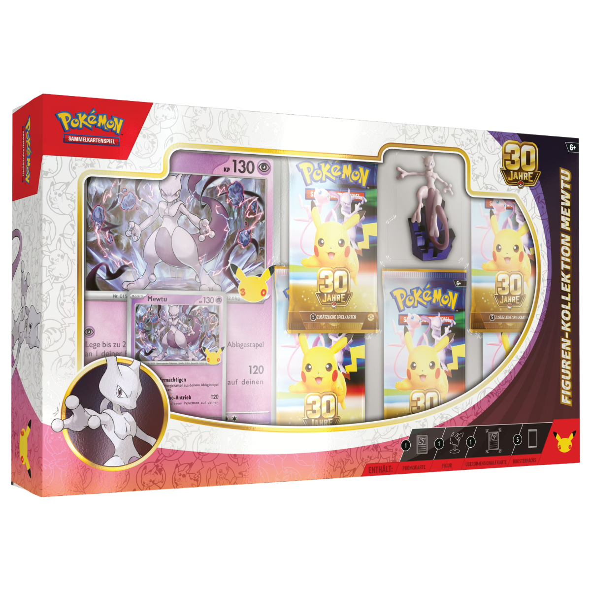 Pokemon 30 Jahre Mewtu Figuren-Kollektion