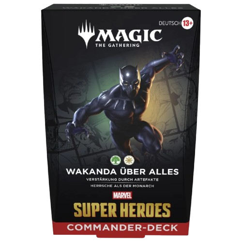 Magic the Gathering: Marvel Super Heroes Commander Deck Wakanda über Alles Deutsch