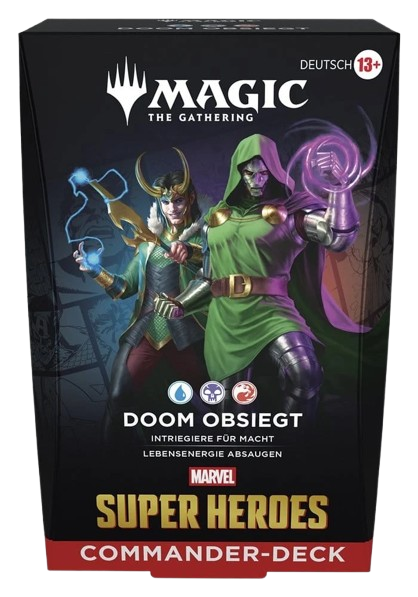 Magic the Gathering: Marvel Super Heroes Commander Deck Doom Obsiegt Deutsch