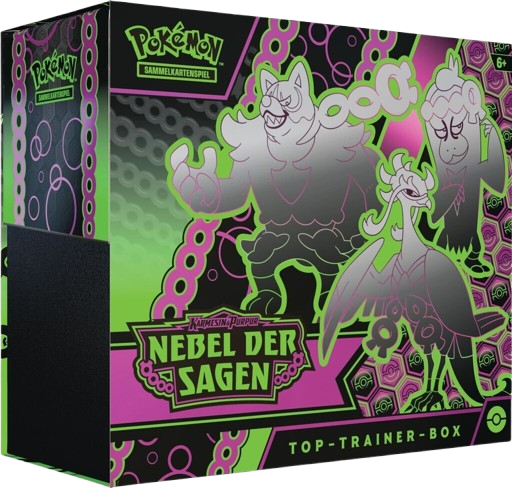 Pokemon Karmesin & Purpur Nebel der Sagen Top Trainer Box Deutsch