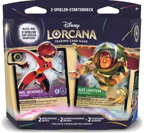 Disney Lorcana: Zwei-Spieler Starterdeck Deutsch