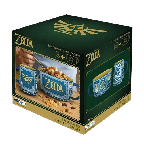 The Legend of Zelda - Breakfast Set (Mug + Bowl) - Wind Waker